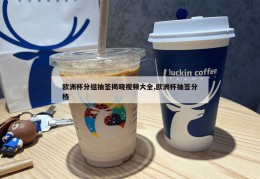 欧洲杯分组抽签揭晓视频大全,欧洲杯抽签分档