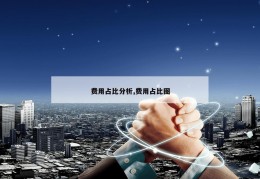 费用占比分析,费用占比图