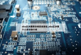 nba总决赛得分榜历史排名,nba总决赛个人得分排行榜