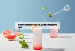 欧洲杯决赛胜负平怎么算,欧洲杯决赛比分赔付率