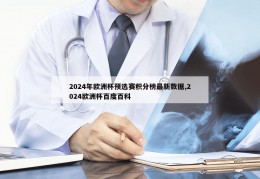 2024年欧洲杯预选赛积分榜最新数据,2024欧洲杯百度百科