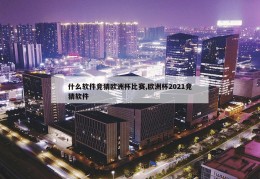 什么软件竞猜欧洲杯比赛,欧洲杯2021竞猜软件